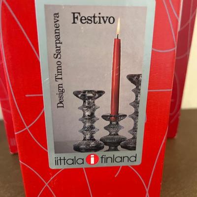 Iitala Finland by Timo Sarpaneva Candlesticks