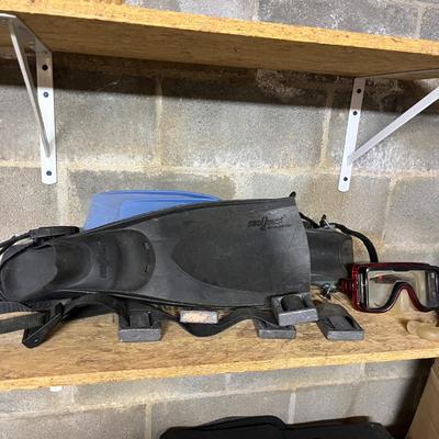 Snorkel, Mask, Flippers & Weight Belt (BWS-MG)