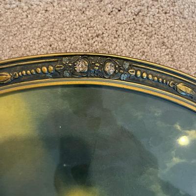 Traveling Communion Set, Vintage Jesus picture, bible, daily bread plate