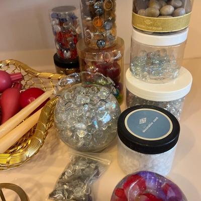 Candles & marbles