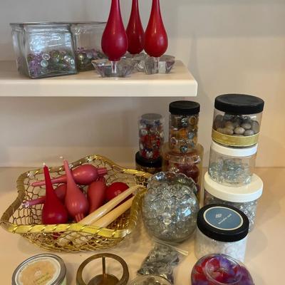 Candles & marbles