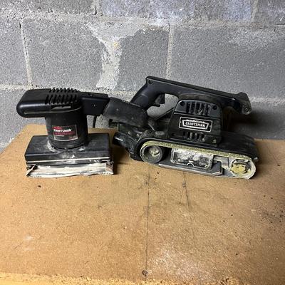 Craftsman Belt Sander & 1/3 Sheet Pad Sander & Circular Saw (BWS-MG)