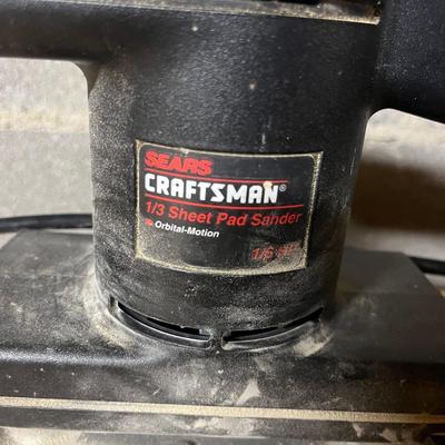 Craftsman Belt Sander & 1/3 Sheet Pad Sander & Circular Saw (BWS-MG)