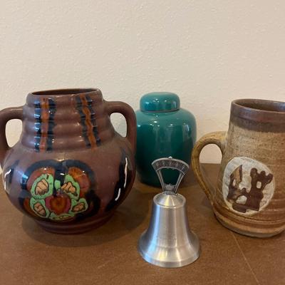 Pottery jug & stein by Holmquist