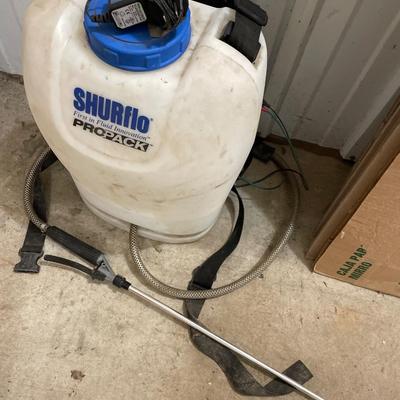 Power pack sprayer& electric fan