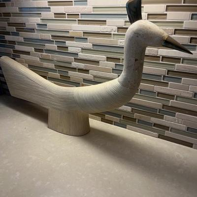 Vintage MCM Swan decor