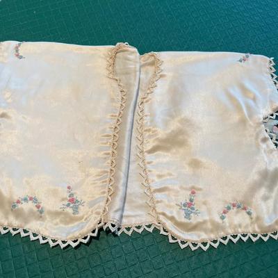 Vintage satin & silk baby gowns