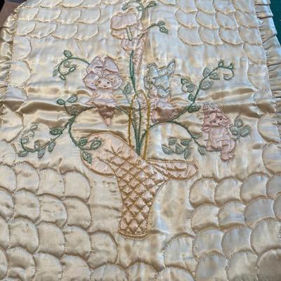 Vintage satin & silk baby gowns