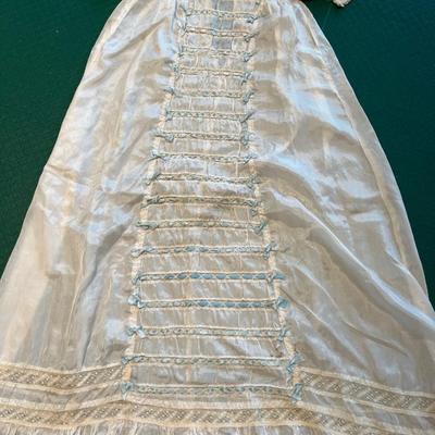 Vintage satin & silk baby gowns