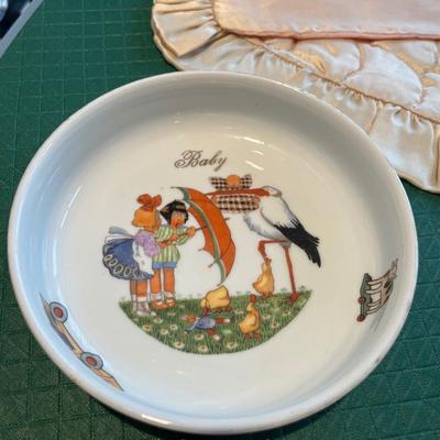 Vintage satin & silk baby gowns