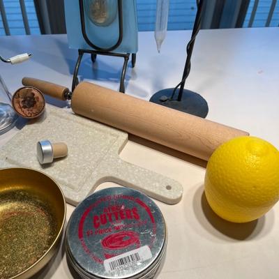 Vases & misc kitchen