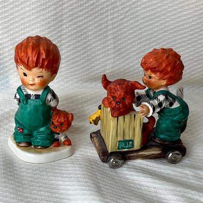 Lot 83 Goebel Redhead Boys Figures