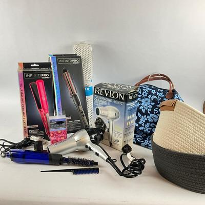 731 Hair Dryer & Hair Styling Products Lot
