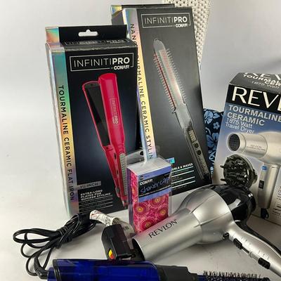 731 Hair Dryer & Hair Styling Products Lot