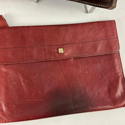 732 Vintage The Bridge Leather Cross Body Bag With Leather Buisness Bag & Other Leather Bags