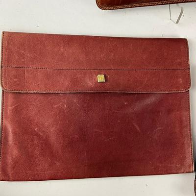732 Vintage The Bridge Leather Cross Body Bag With Leather Buisness Bag & Other Leather Bags