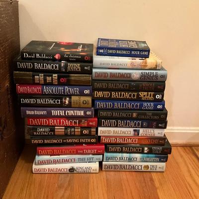 745 Lot of Hard Back David Baldacci Books