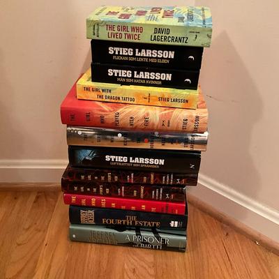 749 David Lagercrantz & Stieg Larsson Hard Back Books