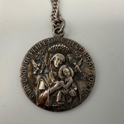 Sterling Religious Pendants & Rosary
