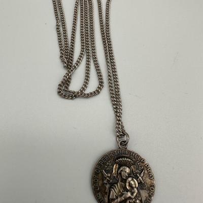 Sterling Religious Pendants & Rosary