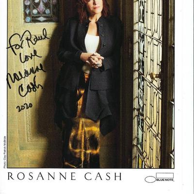 Rosanne Cash signed photo