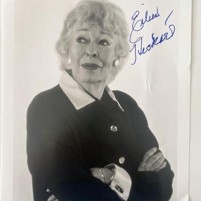 Eileen Heckart signed photo
