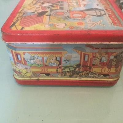 1970s Walt Disney Express vintage lunchbox