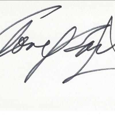 The Ten Commandments Anne Baxter original signature 