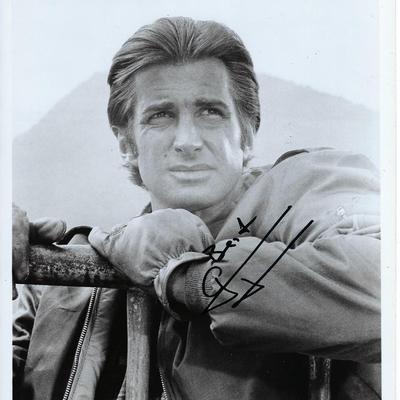 Evel Knievel George Hamilton signed movie photo