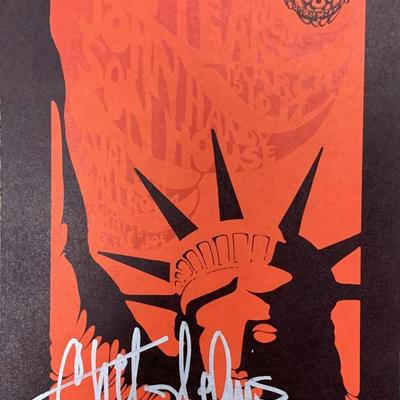 Chet Helms signed postcard
