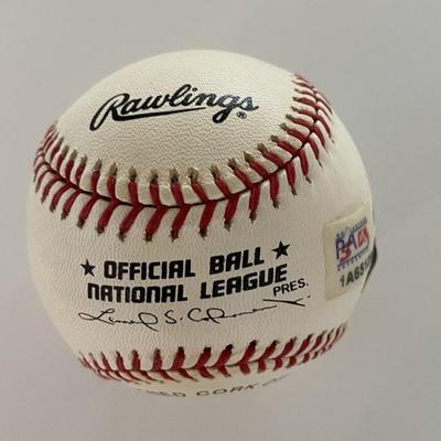 LA Dodger Duke Snider signed baseball
