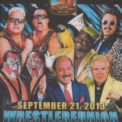 Hulk Hogan signed "Wrestler Reunion" staff pass