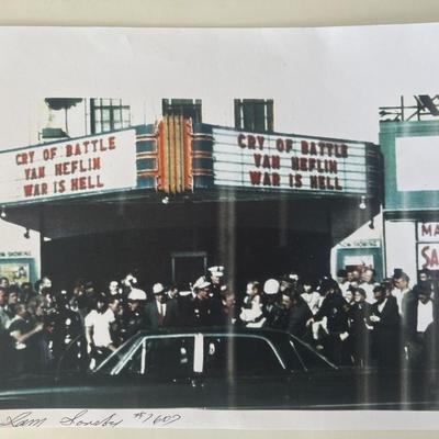 Dallas Police Officer Sam Sorsby signed photo