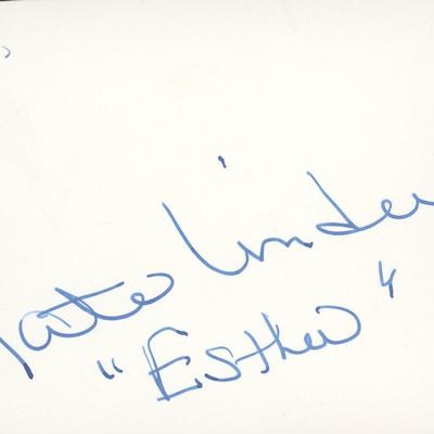 Kate Linder signature cut