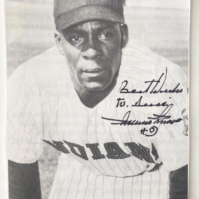 Minnie Miñoso signed photo