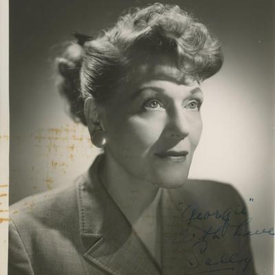 Sally Winn signed photo