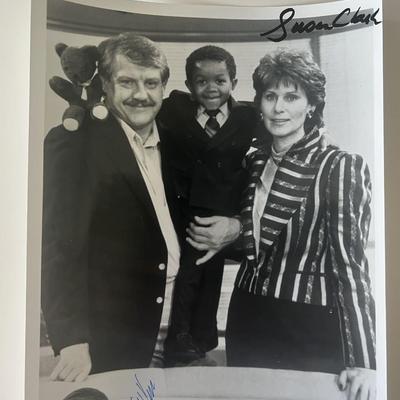 Webster Susan Clark and Alex Karras signed photo