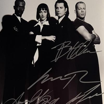 Pulp Fiction cast signed photo 