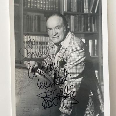 Bob Hope signed photo