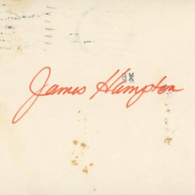 James Hampton signature cut