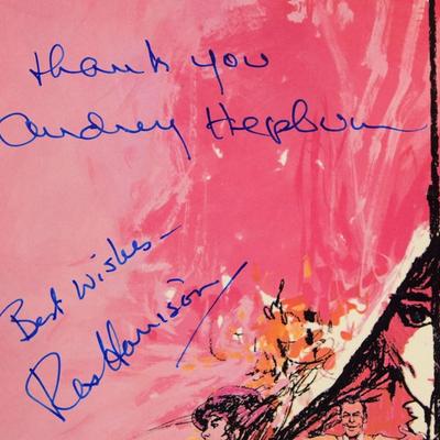 My Fair Lady dual signed soundtrack