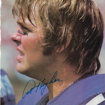 Pat Hughes signed  magazine photo