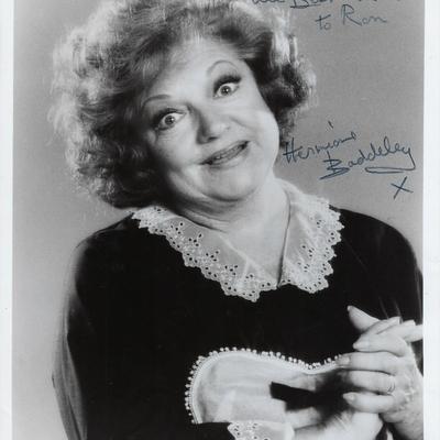 Hermione Baddeley Signed Photo