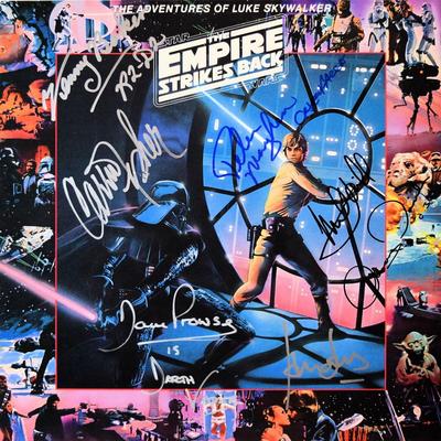 Star Wars The Empire Strikes Back signed soundtrack album