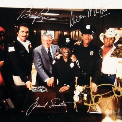 Cannonball Run II signed promo photo 