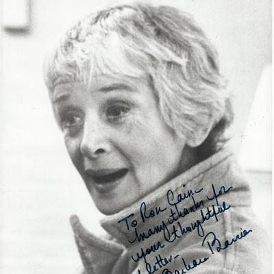 Breaking Away Barbara Barrie Signed Photo