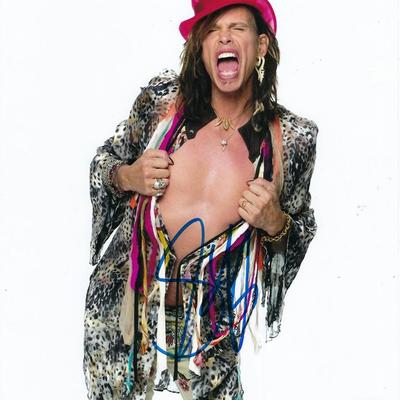 Steven Tyler signed photo