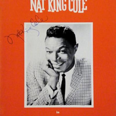 Nat King Cole signed Tour Book