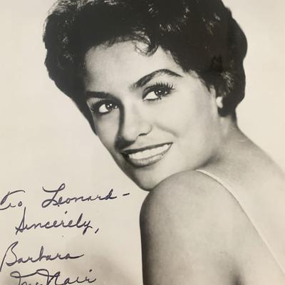 Barbara McNair signed photo