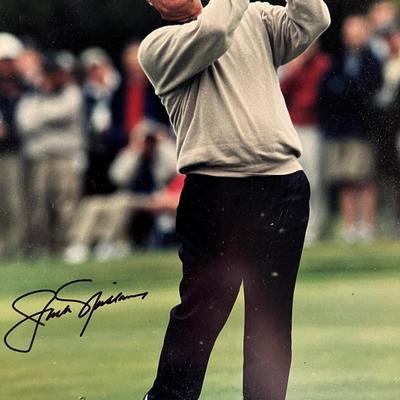 Jack Nicklaus signed photo